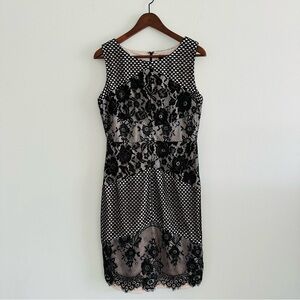 JAX Lace Sheath Sleeveless Dress Sz 8